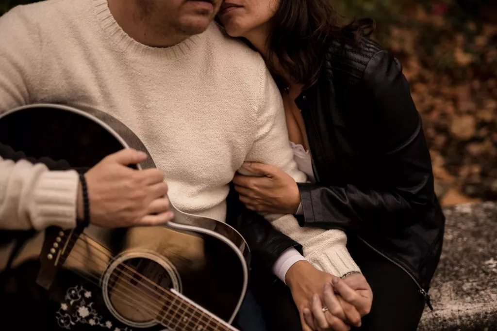 Couple lifestyle automne